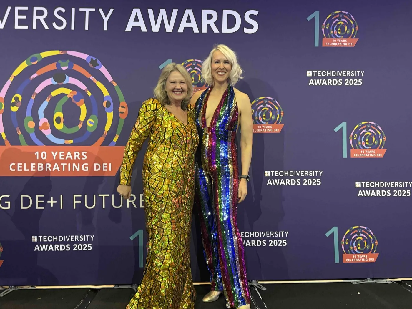 Kirsten at the TechDiversity Awards 2025