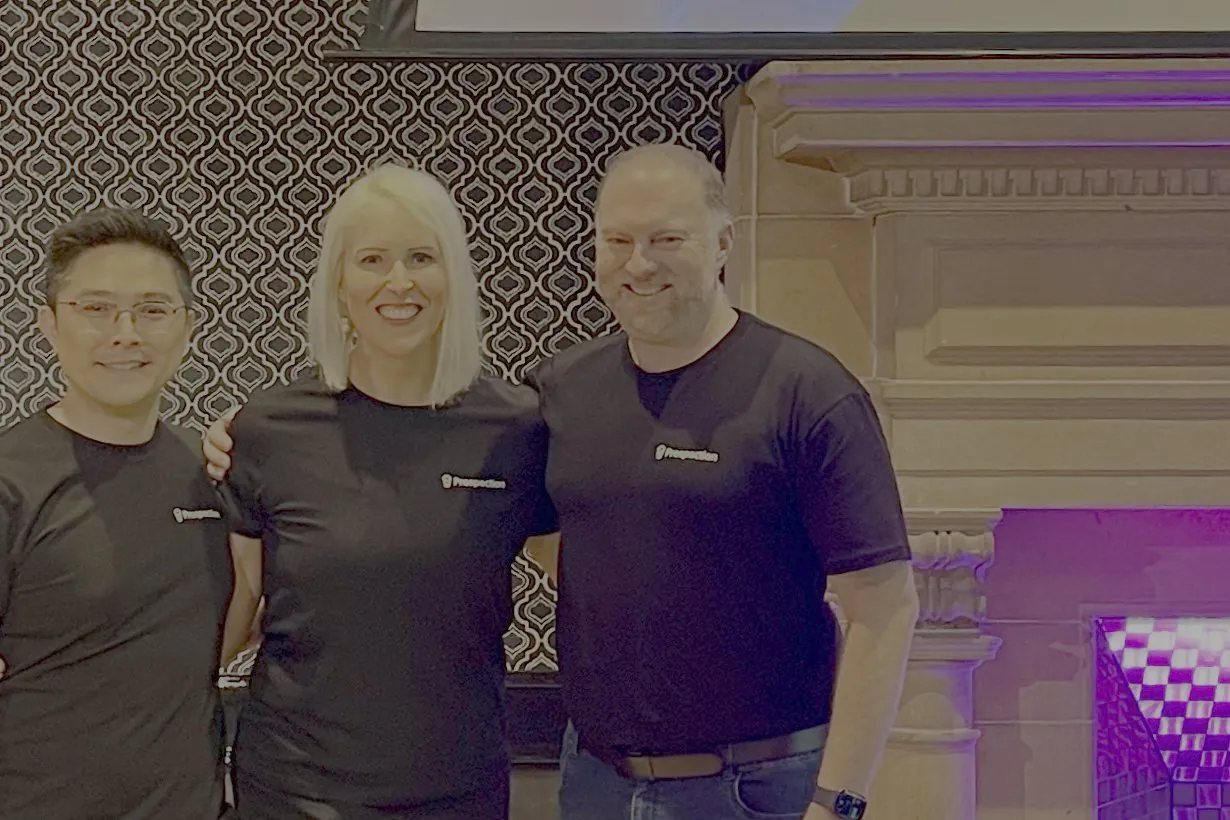 Eric, Kirsten and Dan at Main Sequence's Quantum to Cosmos portfolio day