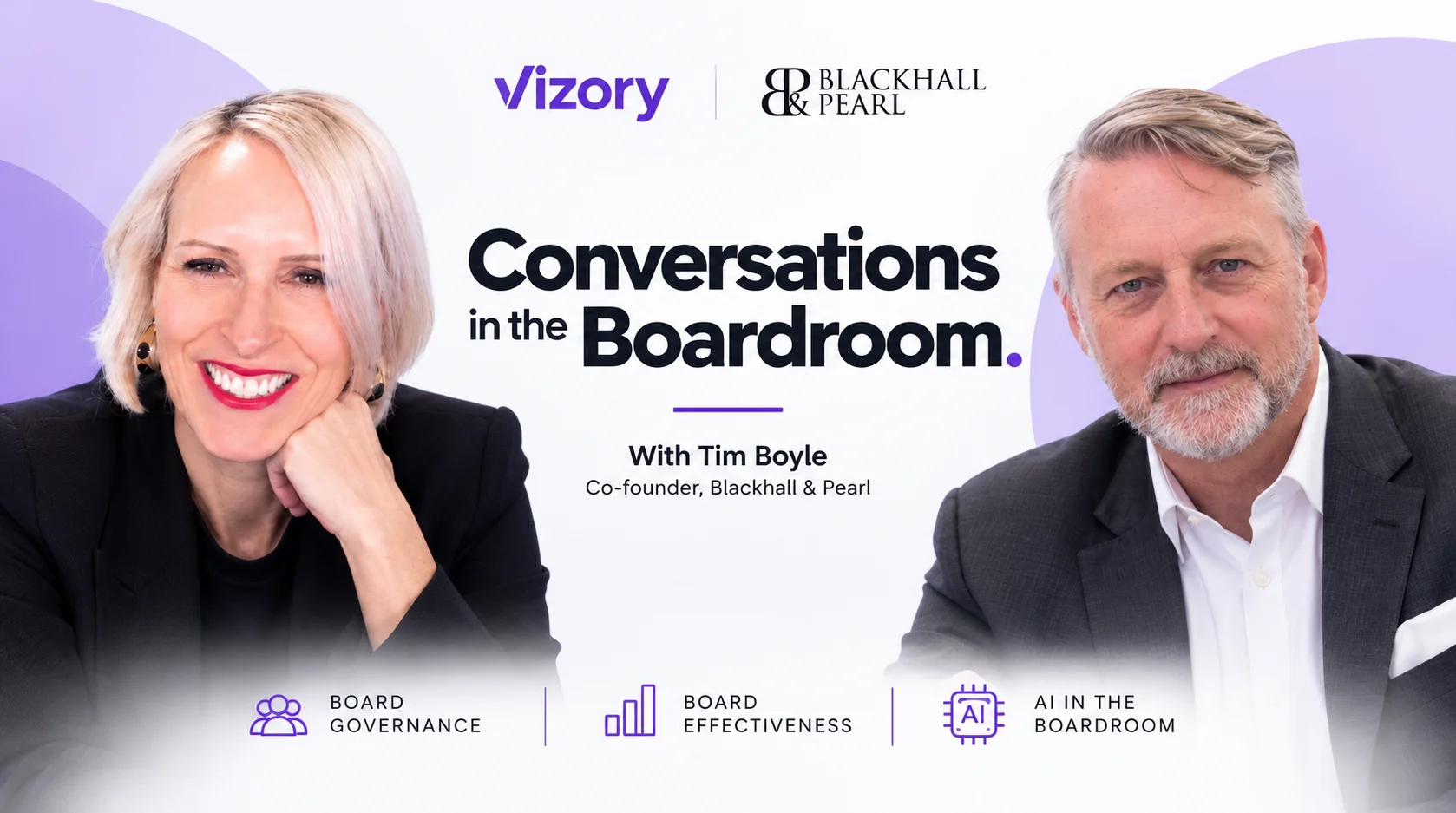 Conversations in the Boardroom — a series with Kirsten Mann and Tim Boyle
